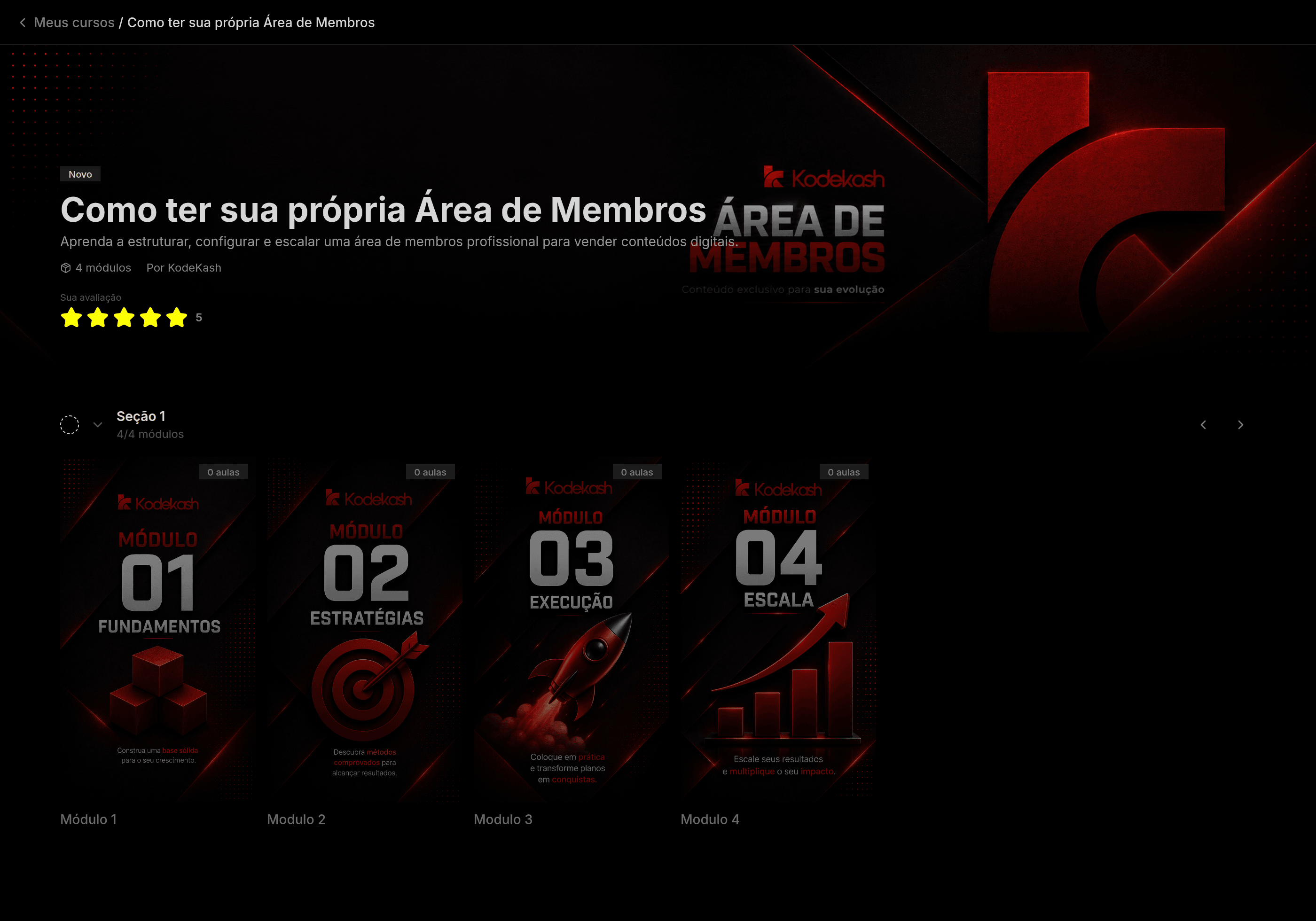 Área do aluno